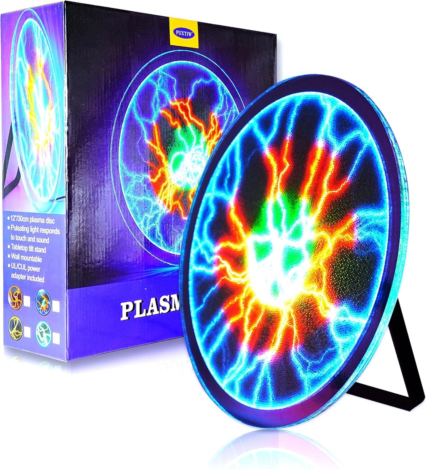 12 Inch Plasma Disc,Plasma Plate ，Flashmen Plasma Disc Science Toy，Fancy Club De