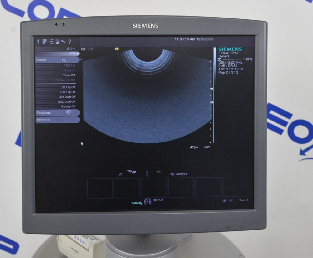 Siemens Acuson S2000 HELX Evolution Imaging Machine W/Siemens EC9-4 Handpiece