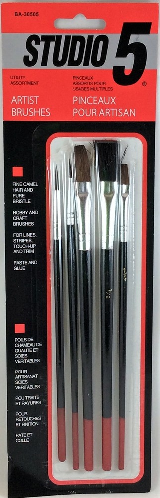 Studio 5 Artist Brushes Assortment