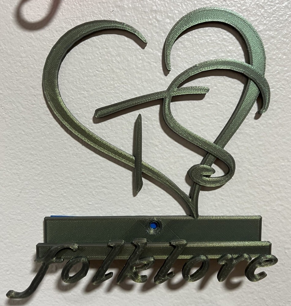 T Swift Inspired CD Wall Mount - Folklore Album