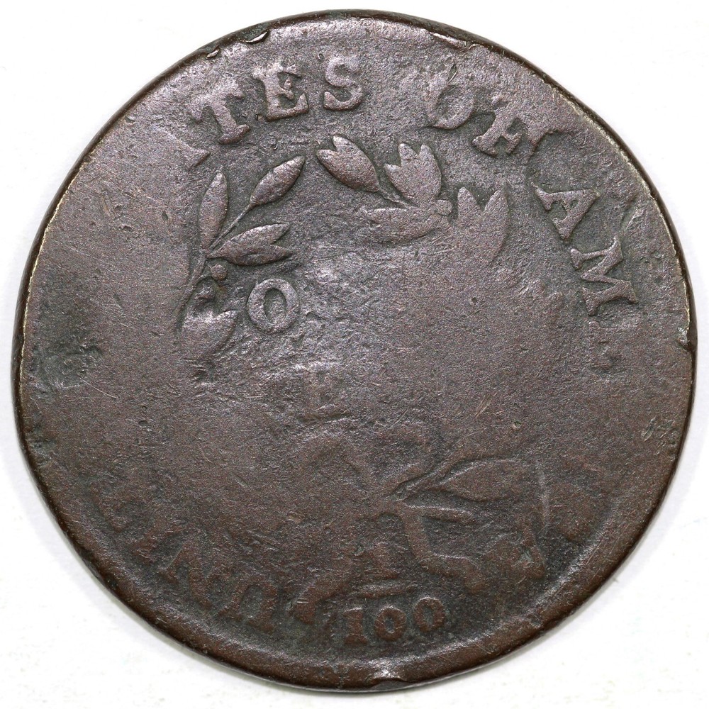 1800 1c S-200 Draped Bust Large Cent