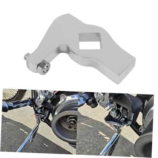 Adjustable Jiffy Stand Leg Stop - Replacement for Harley Chrome Kickstand