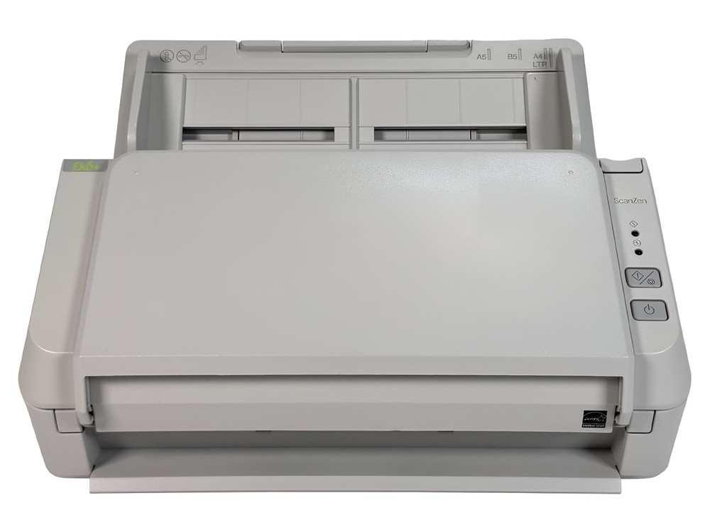 Fujitsu ScanZen Eko Plus Duplex Pass-Through Document Scanner w/Adapter GRADE A!