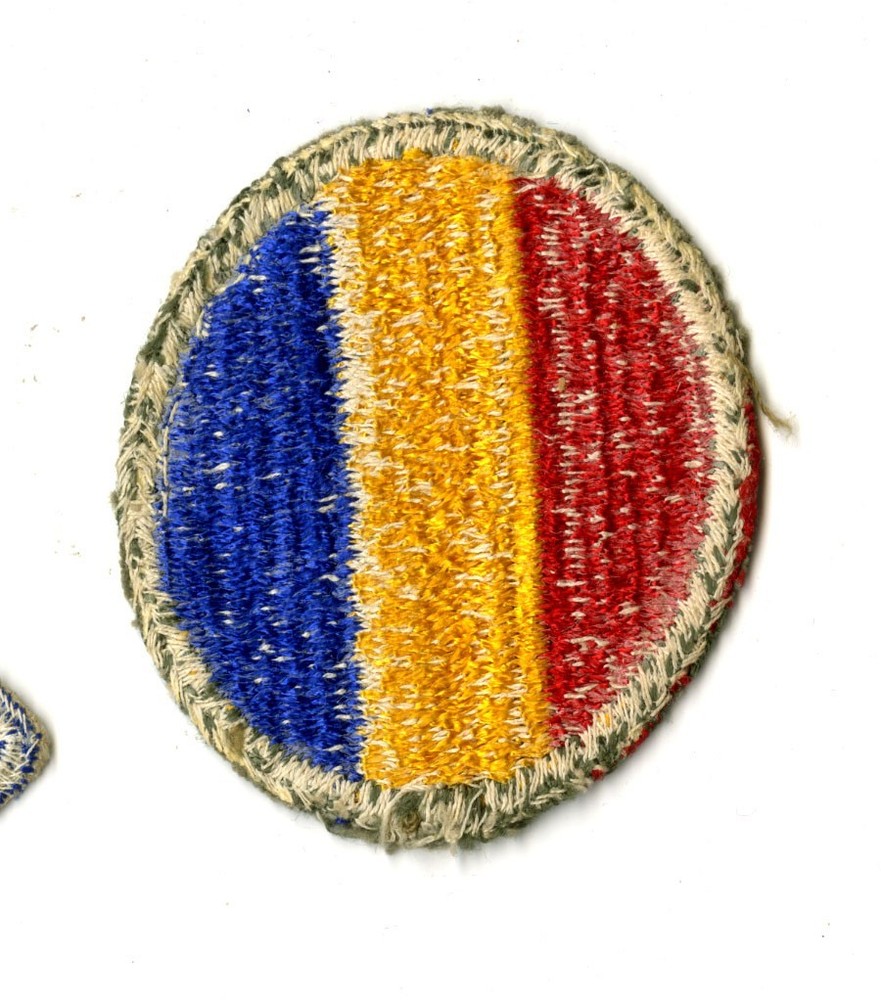 Replacement and Schools Command White Back Patch WWII Original