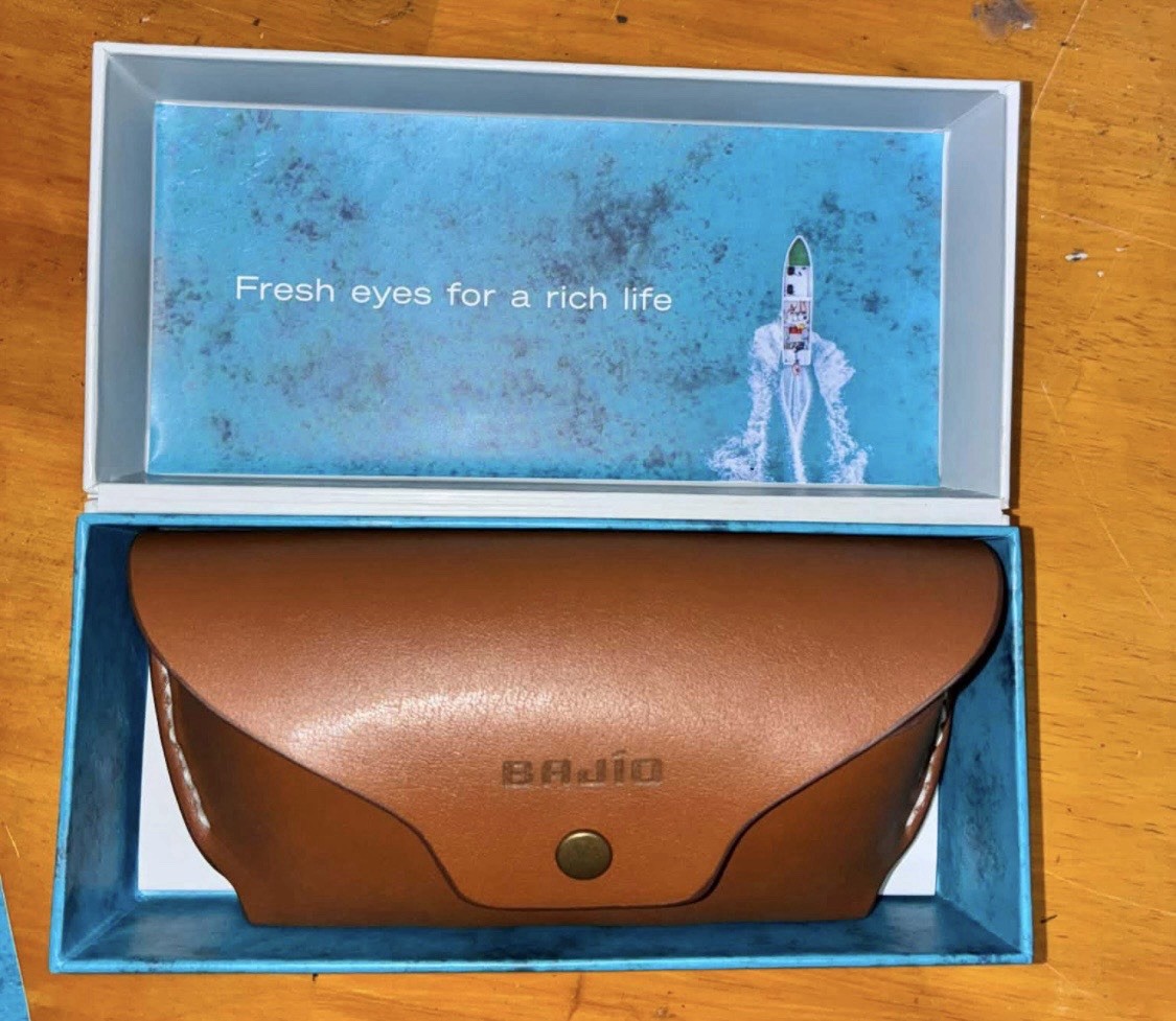 Bajio Boneville Men's Sunglasses Dark Tortoise Matte, Copper Poly