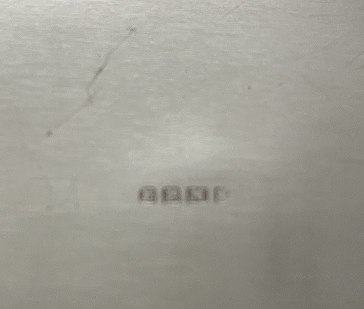 Vintage Hexagonal EPNS Raised Serving Dish.