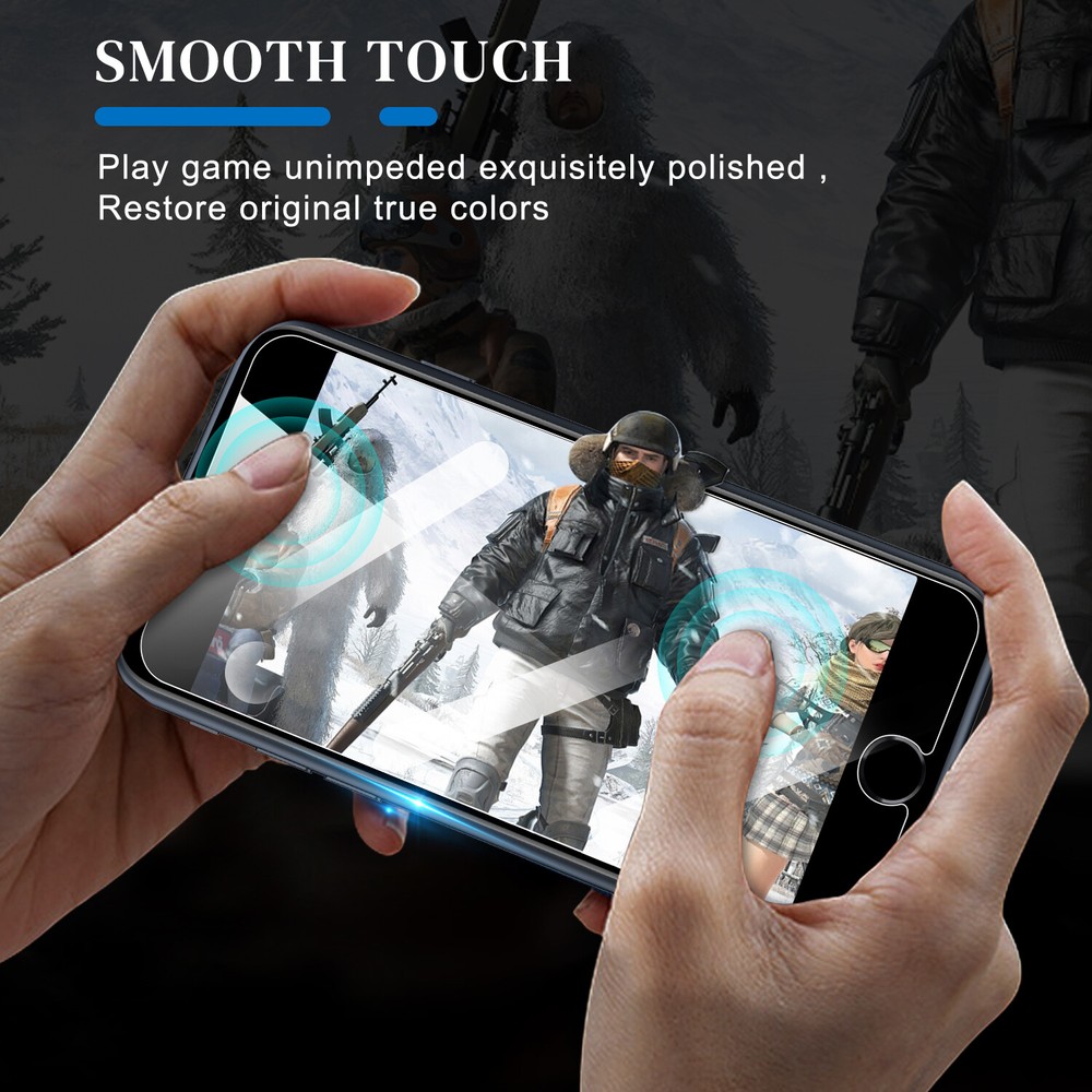 For iPhone 7,8,SE 2nd,3rd Gen 2022/2020 Liquid Silicone Case,HD Screen Protector