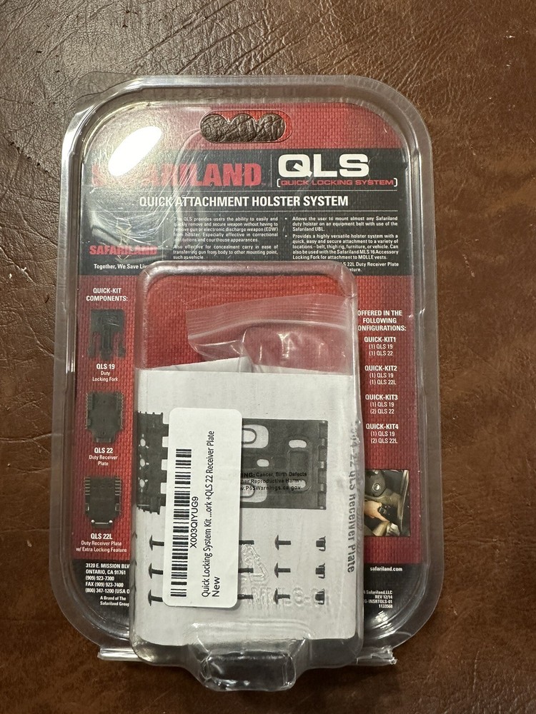 Safariland Quick Locking System Kit Fork 22 Rcvr - QUICK-KIT3-2