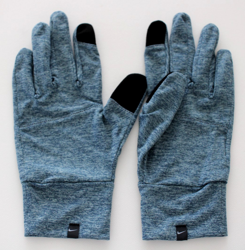 Nike Lightweight Tech Gloves Men's Small Accelerate Touch Screen Heather Teal