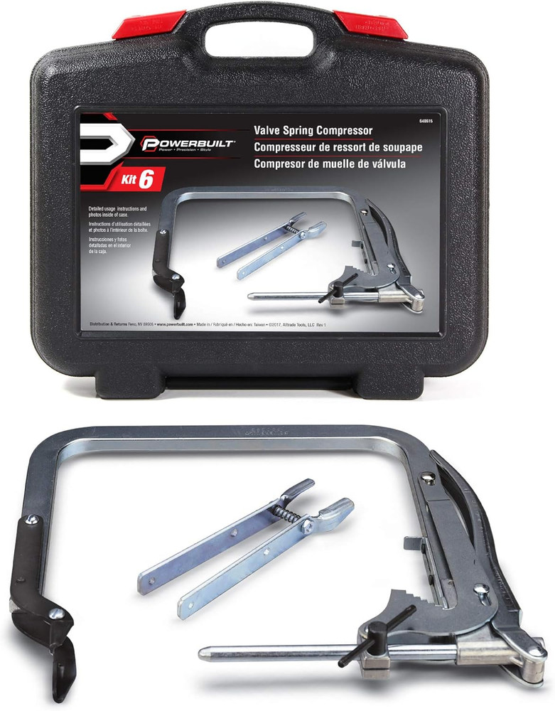 Valve Spring Compressor Kit - T-Handle Tool for Car & Vehicle Repairs