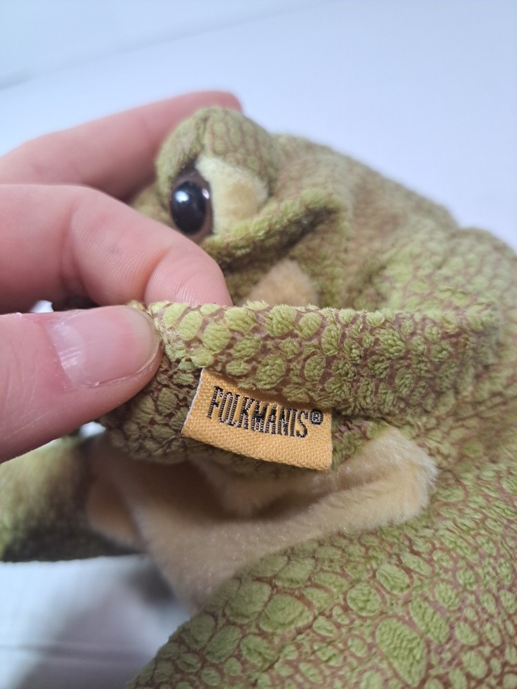 Folkmanis Frog Puppet Green Long Legs