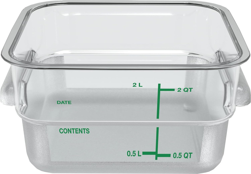 Squares Square Food Storage Container with Stackable Design for Catering, Buffet