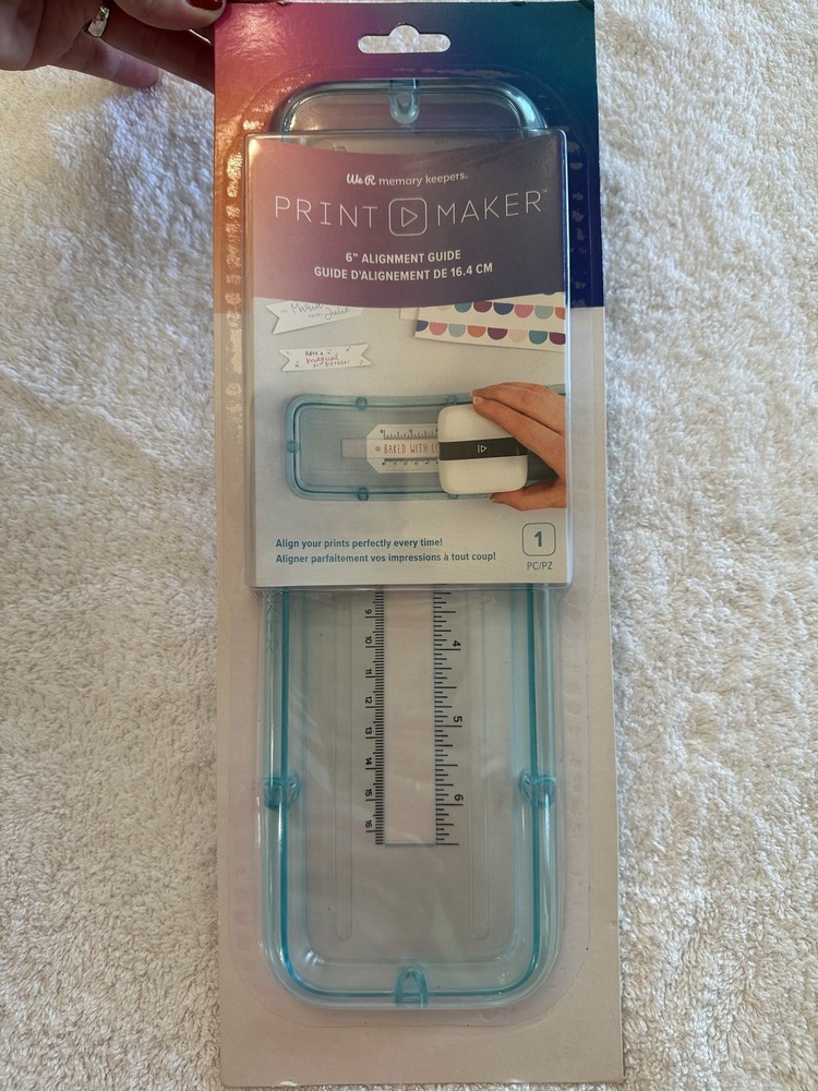 NEW We R Memory Keepers Print Maker 6” Alignment Guide