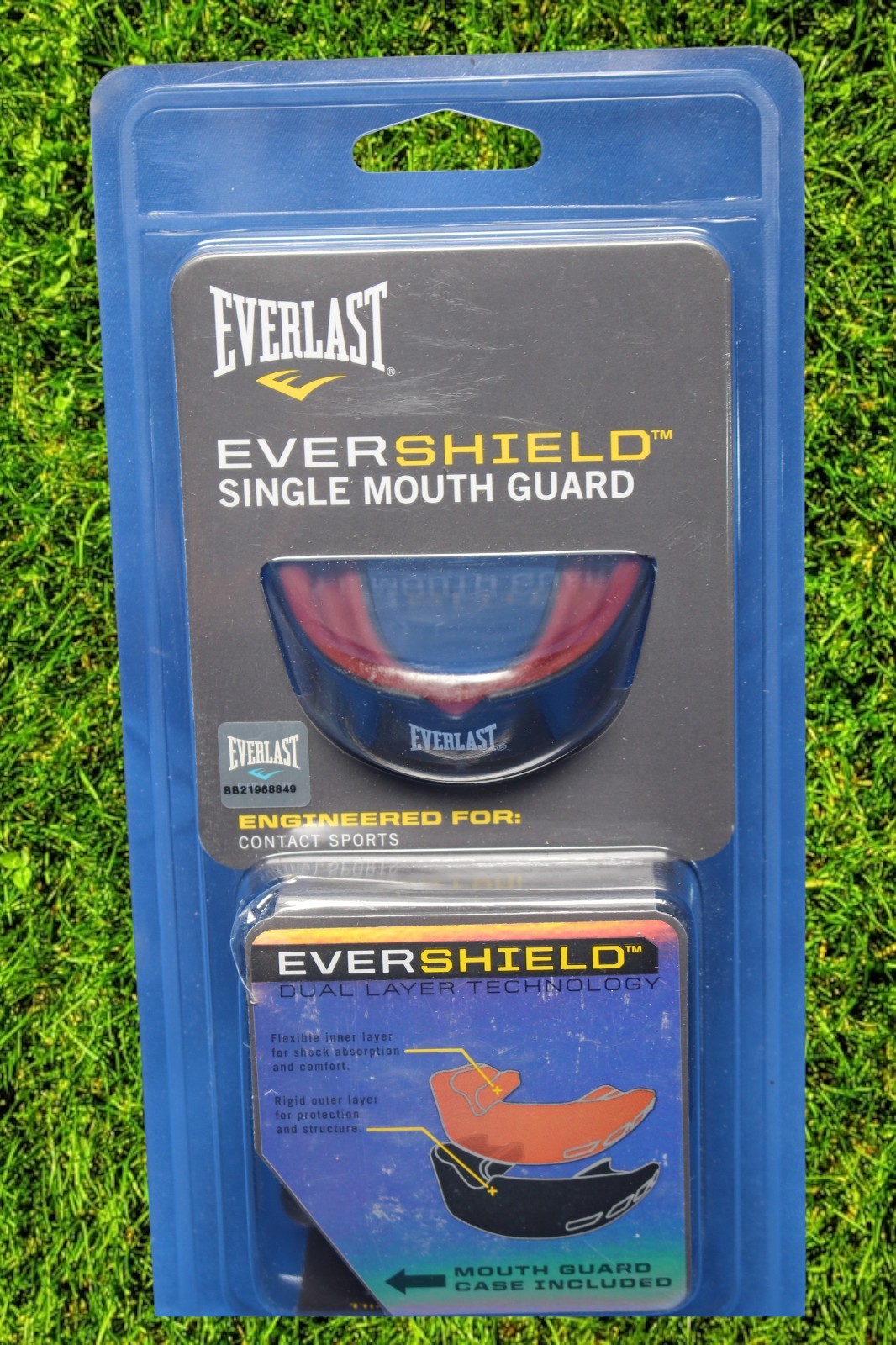 Everlast Evershield Single Mouth Guard 1400003 Duel Layer Technology
