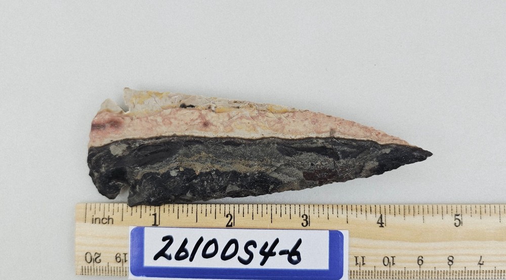 4.5" Spearhead - Lance Head - Drill Point - Hand Knapped Agate