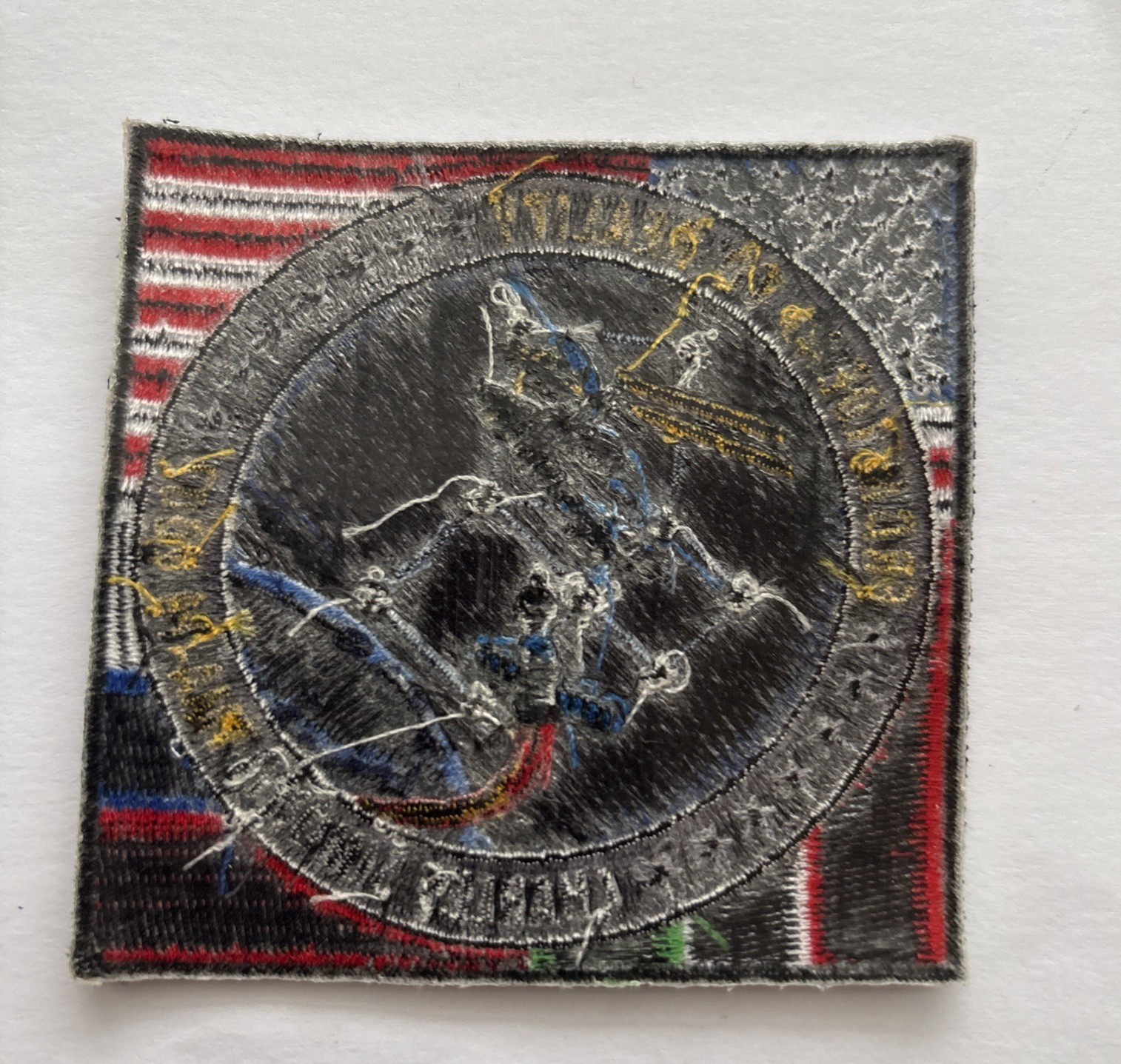 TMA-10 2007 NASA Patch Charles Simonyi From Ideas to Reality Space Station