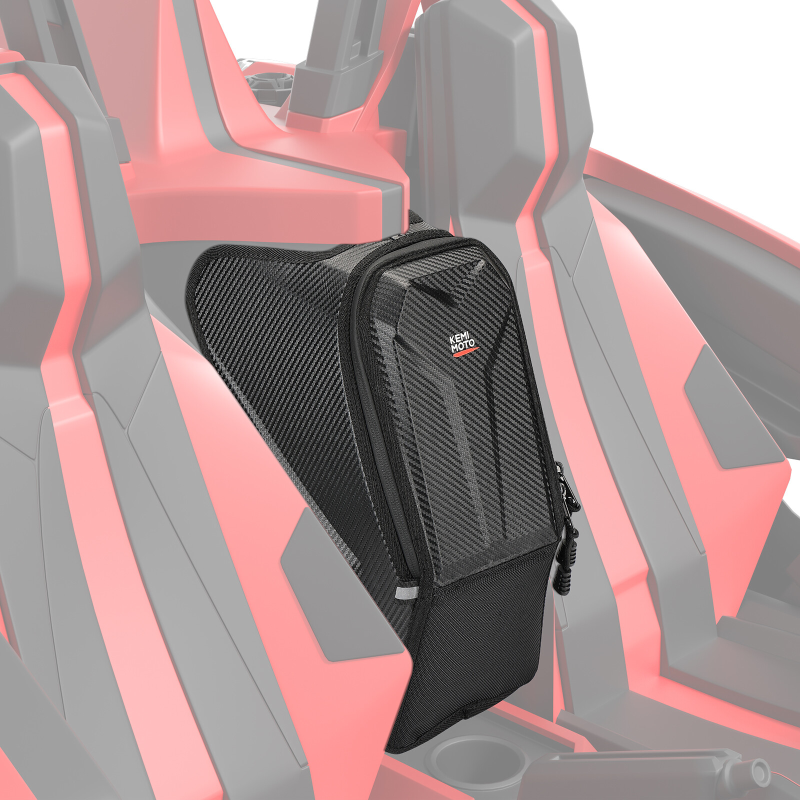 KEMIMOTO 2884992 Center Console Bag Storage For Polaris Slingshot SL S 2020-2025