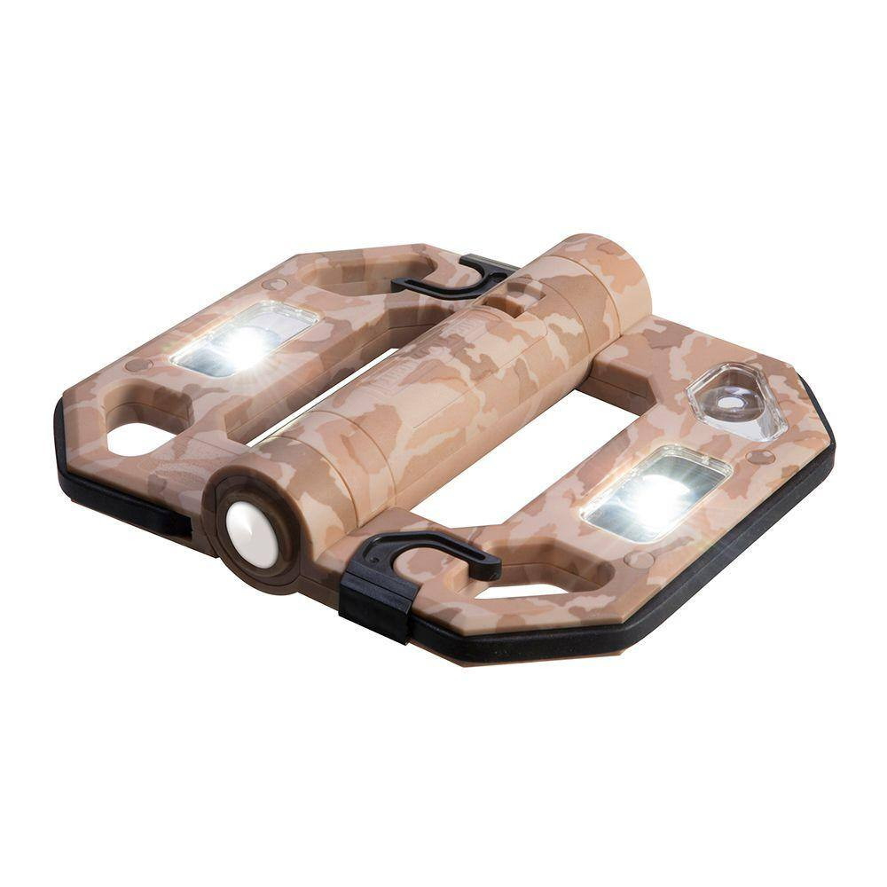 200-Lumen Mini Compact Folding LED Work Light - Desert Sand