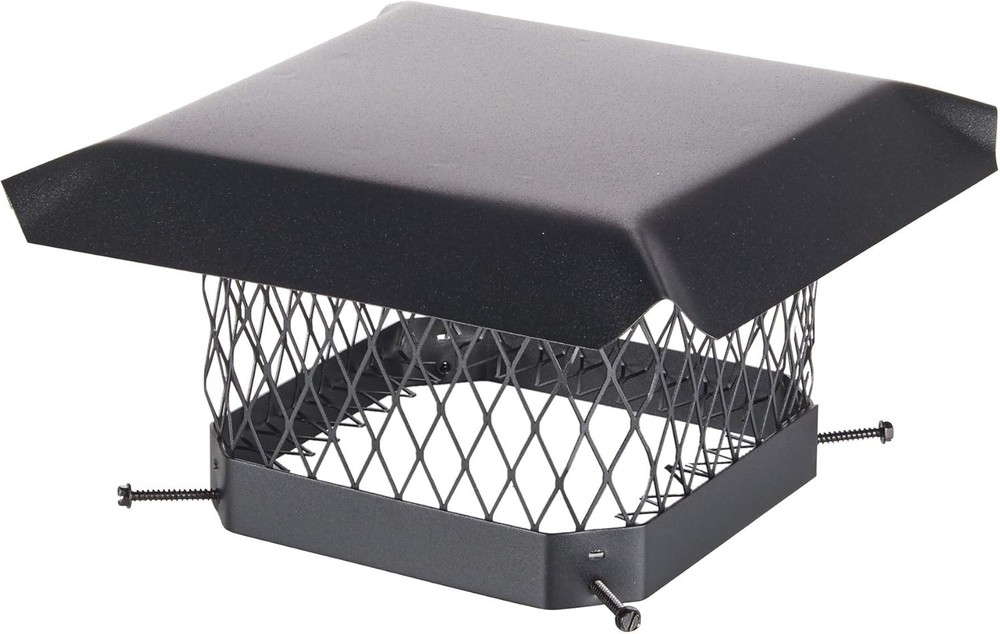 9x9 Chimney Cap, Fully Assembled, Galvanized Steel