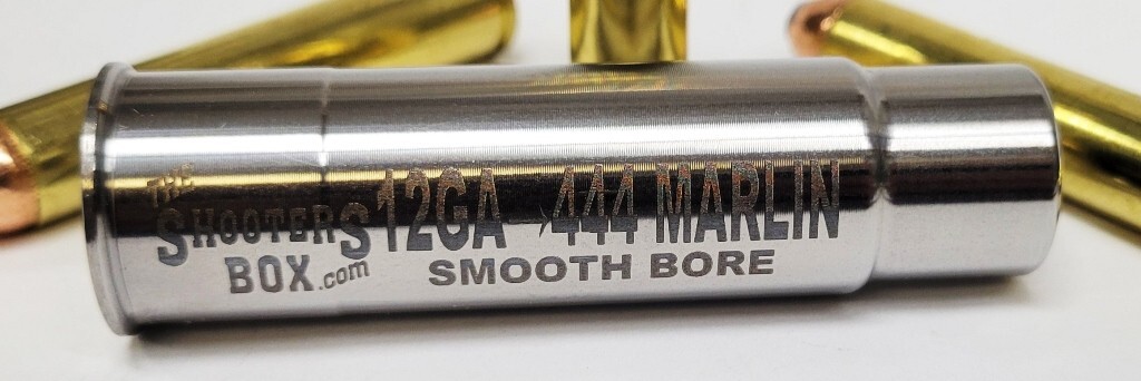 12GA to 444 Marlin Shotgun Adapter - Chamber Reducer - Stainless - Free Ship!