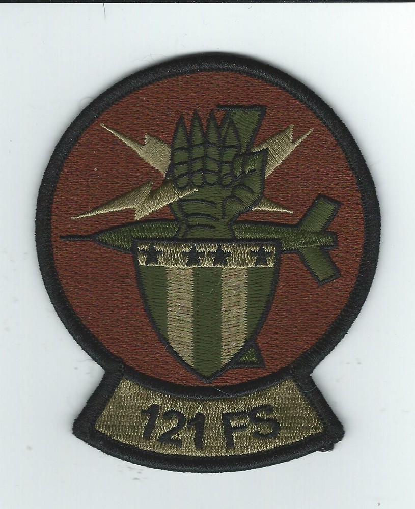 121st FIGHTER SQUADRON (THEIR LATEST) OCP patch
