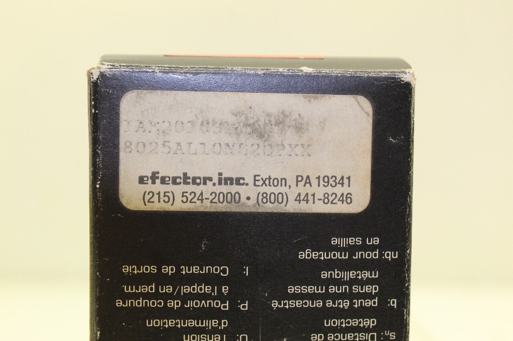 Efector IAE2010SFROG Proximity Switch New In Box