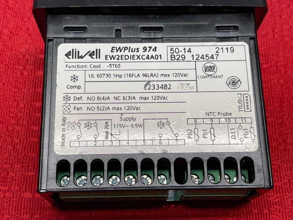 Eliwell EWPlus 974 Temperature Controller EW2EDIEXC4A01