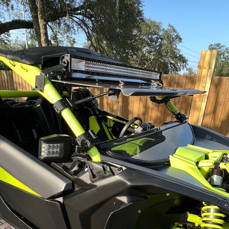 3-IN-1 Flip Tinted Polycarbonate Windshield For Can-Am Maverick X3 (64" or 72")