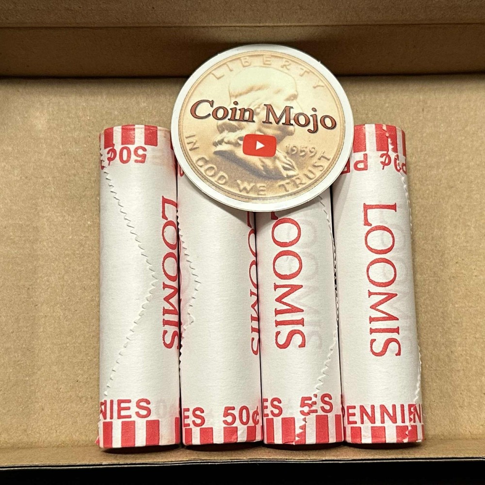 2016 D Lincoln Cent (4) Roll Lot OBW Uncirculated