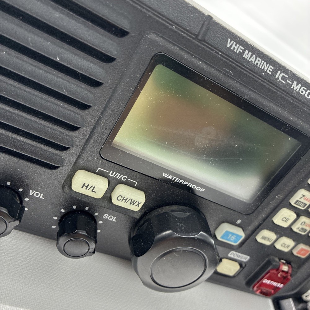 I-COM IC-M602 DCS VHF Marine Radio Untested