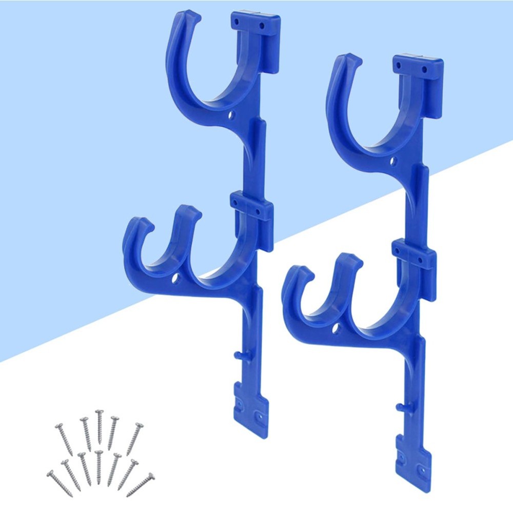 Garden Pool Hanger Tool Storage Rack Organizer Hook Skimmer Bracket