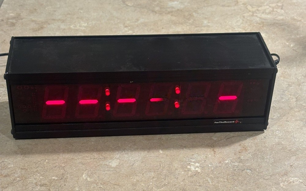 FOR THE RECORD CC186-499 U Double Sided Digital Time Clock Timer USB