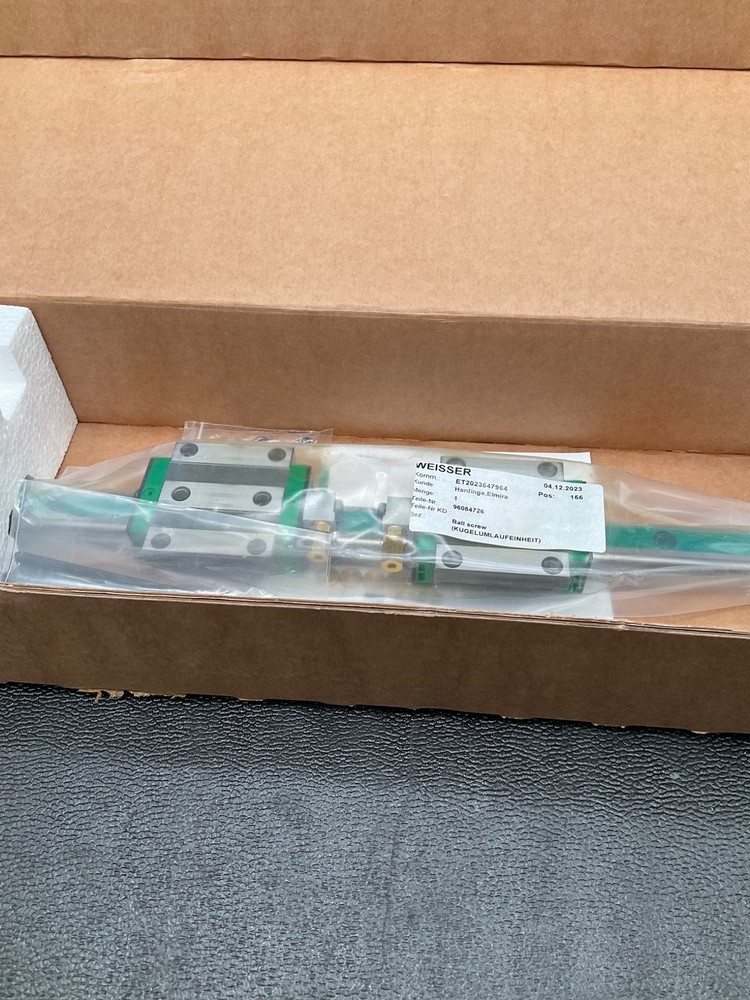 WEISSER LINEAR GUIDE RAIL ASSEMBLY POS 104 NEW