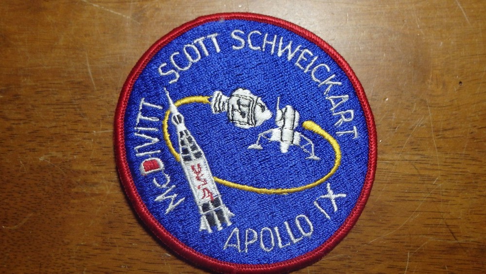APOLLO 1X SPACE PATCH MCDIVITT SCOTT SCHWEICART BX D #6
