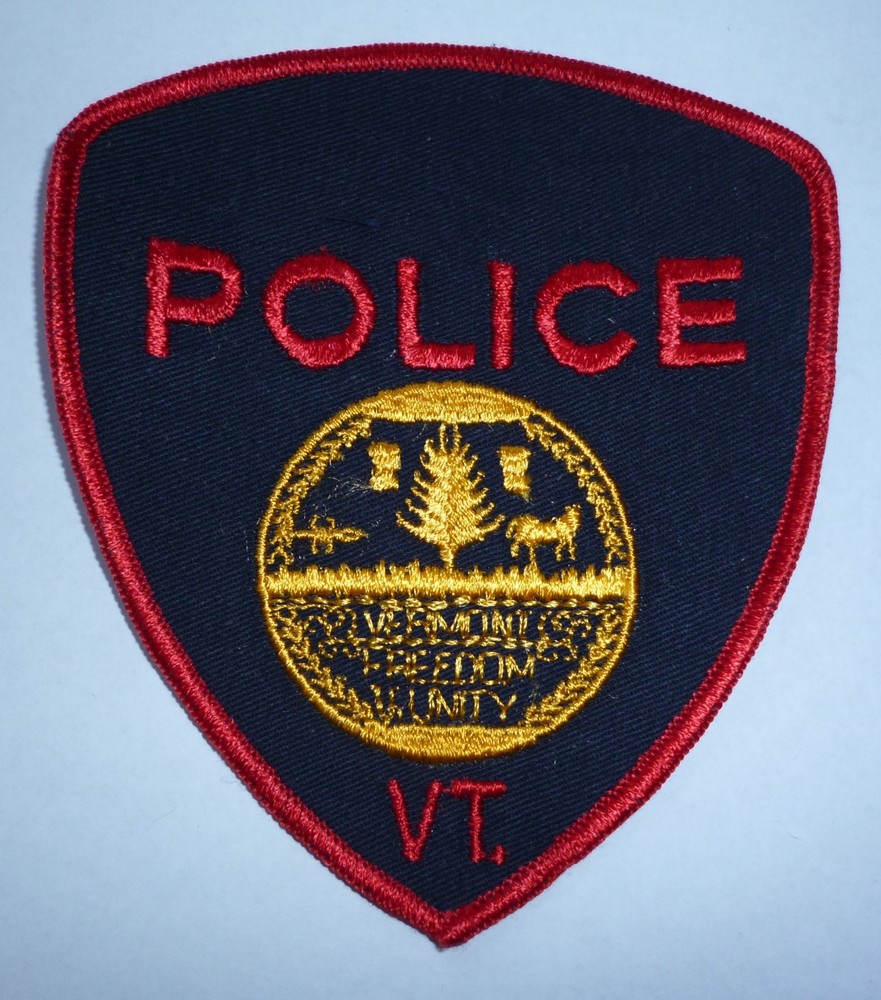 OBSOLETE US POLICE PATCH  "VT"
