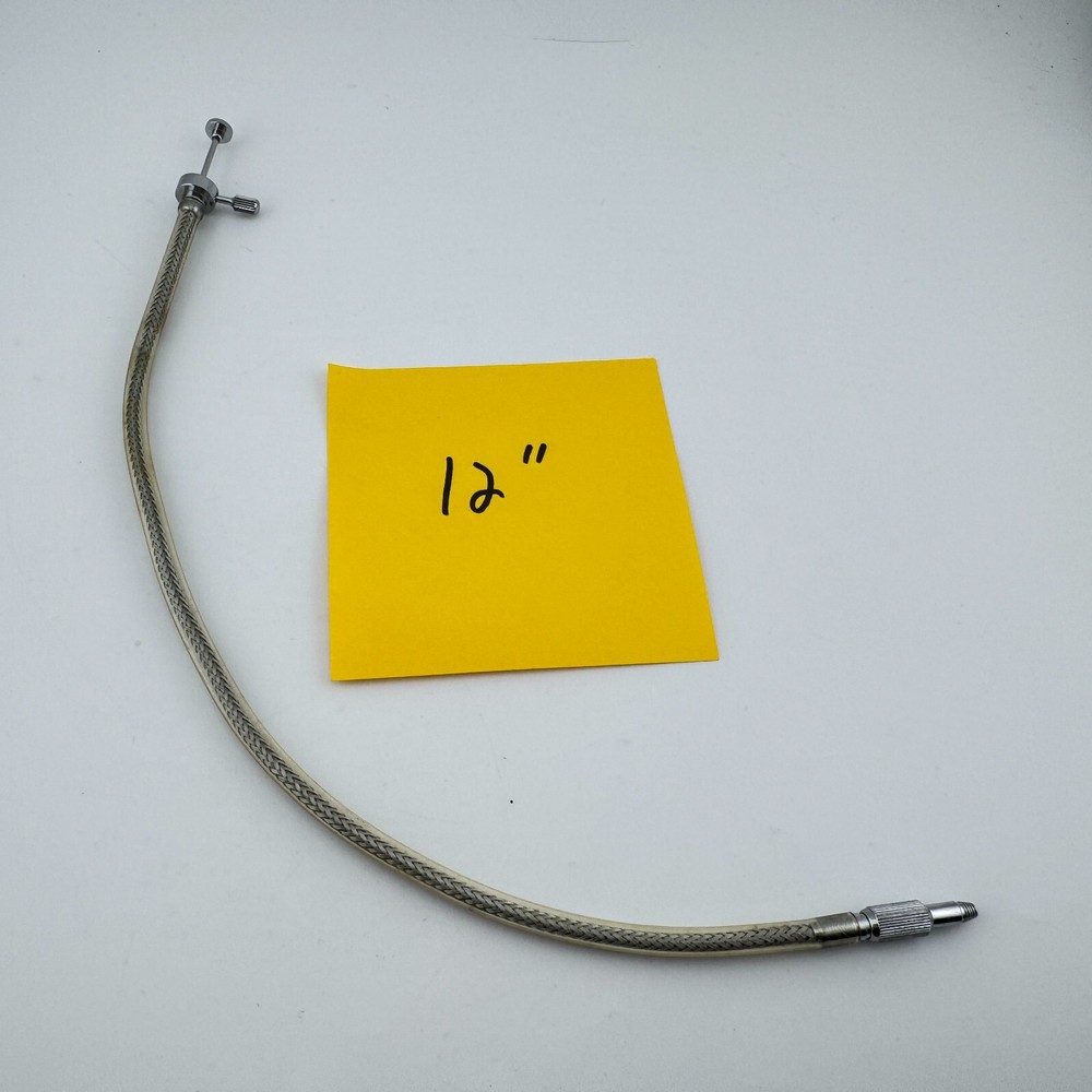 12” Vintage Soligor Camera Remote Shutter Release Trigger Cable Lockable Japan