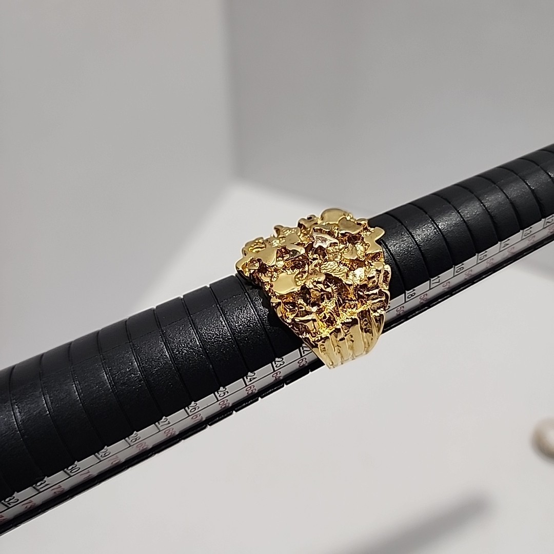 Lot Of 20 Brass Jewelry Rings Mixed Sex And Size Unbranded