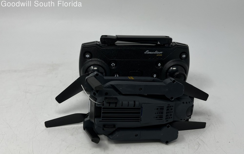 Emotion Black Foldable Camera Quadcopter Remote Control Drone Not Tested