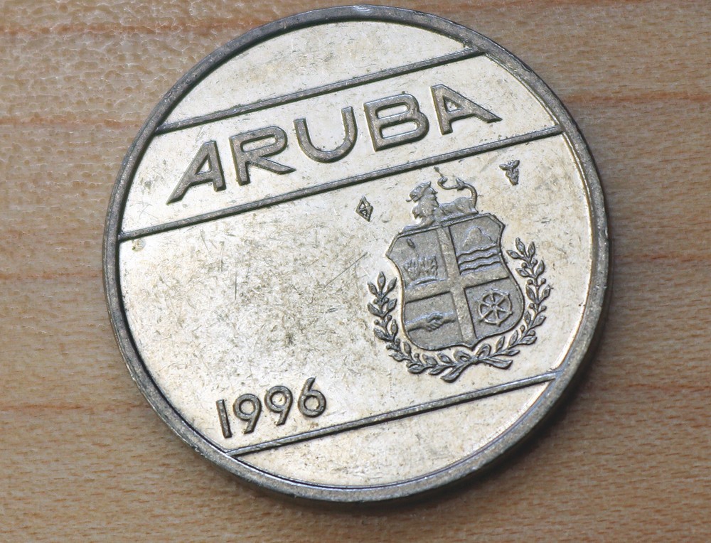 1996 Aruba 25 Cents