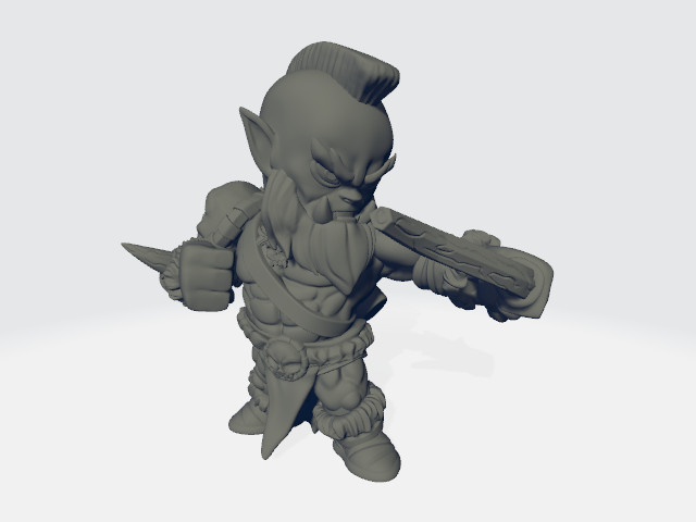 Chibiatures - Ranger Orc #2