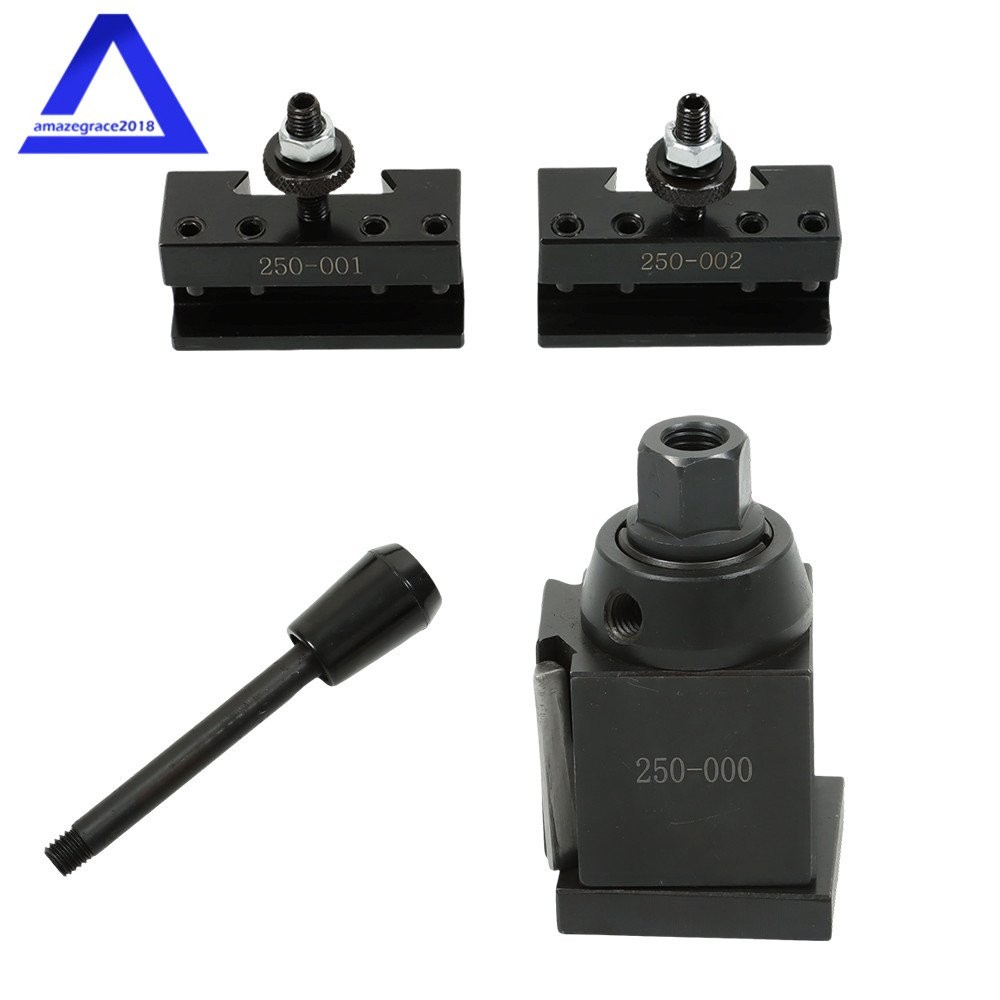 3Pack Swing Dia 8" OXA 250-000 Wedge Type Quick Change Tool Post Set