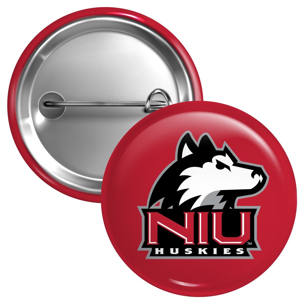 Northern Illinois Huskies Button Pin - 3 Size Options