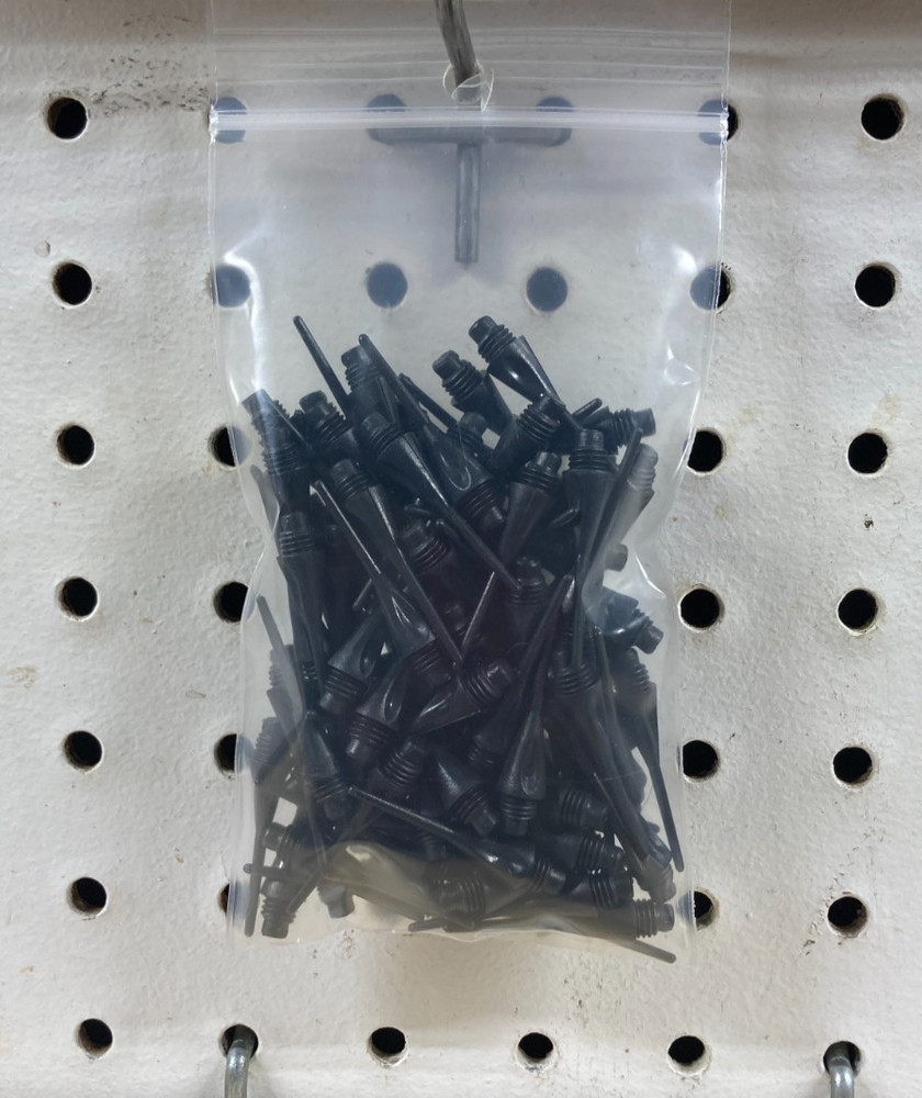 100-Long  1/4" Thread Soft Tip Dart TIPS for Bar Darts