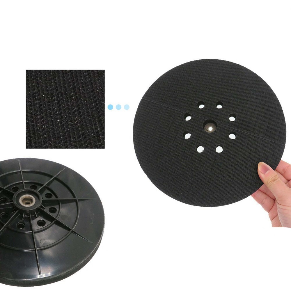 9" 8 Hole Hook & Loop Sanding Backing Pad for Drywall Sander, Replacement Part