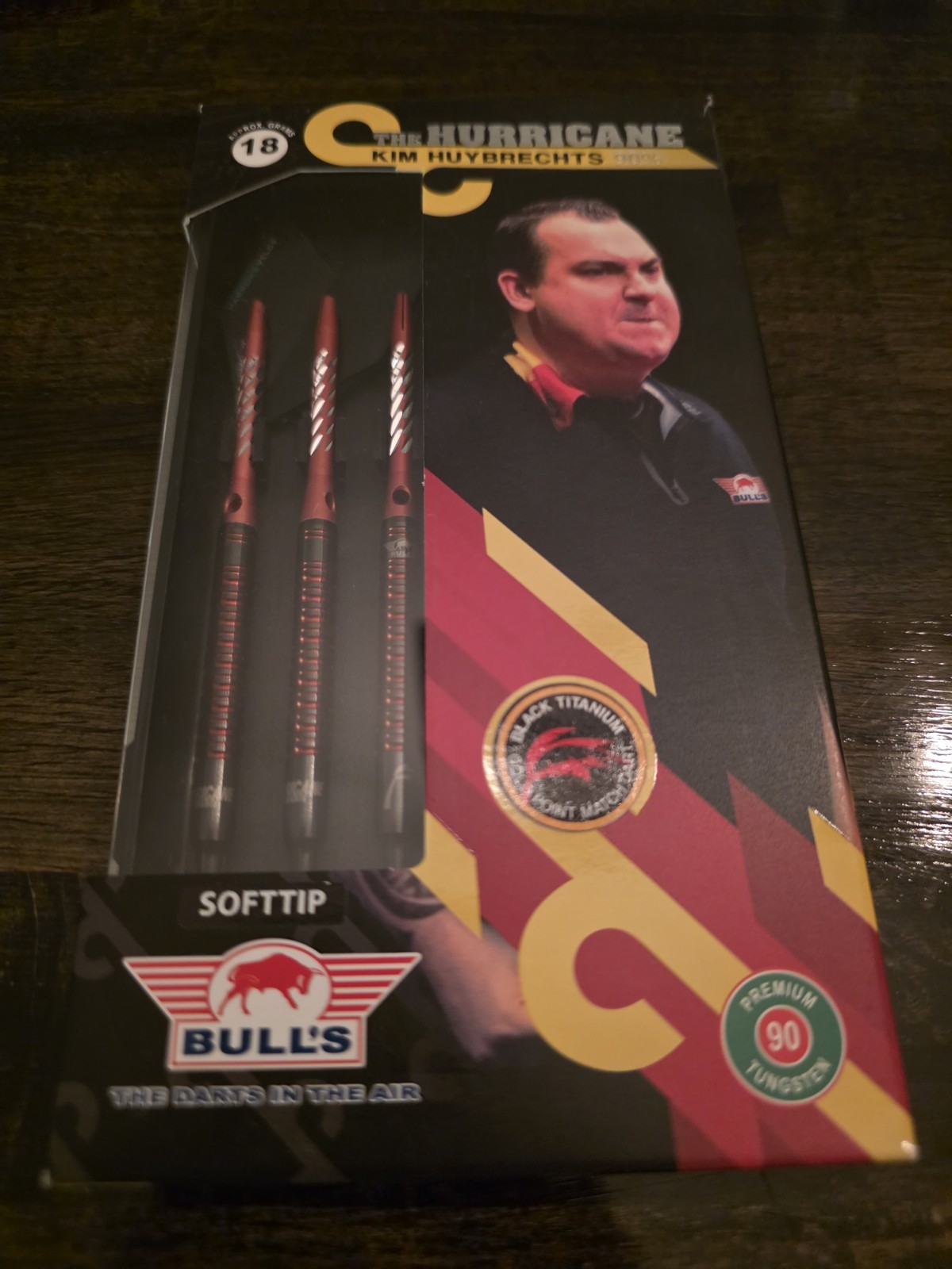 Bulls "The Hurricane" Kim Huybrechts 18G Soft Tip Darts