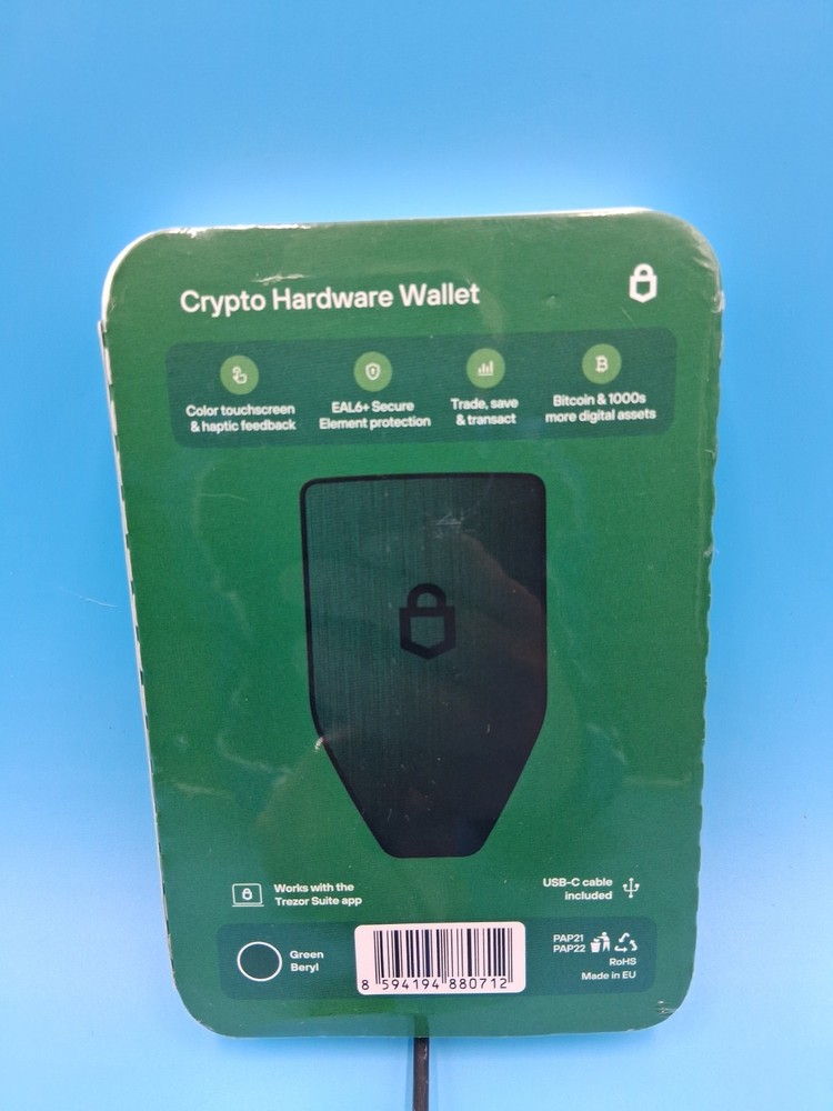Trezor Safe 5 Passphrase Secure Element Crypto Hardware Wallet - New Sealed Box