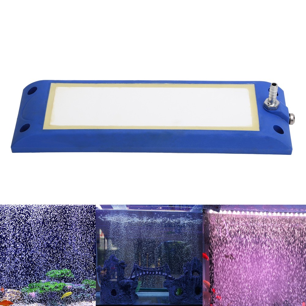 L Fish Tank Micro Bubble Oxygen Diffuser Aquarium Dual Interface Nano Air WT
