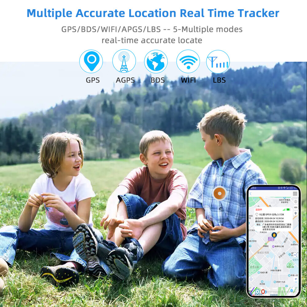 4G GPS Tracker Real time Tracking Device SOS Location For Children Elderly Pets