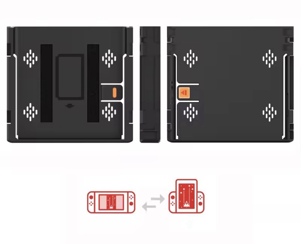 Vertical Bracket Grip Flip for NS Switch/OLED Handheld Game Controller Gamepad