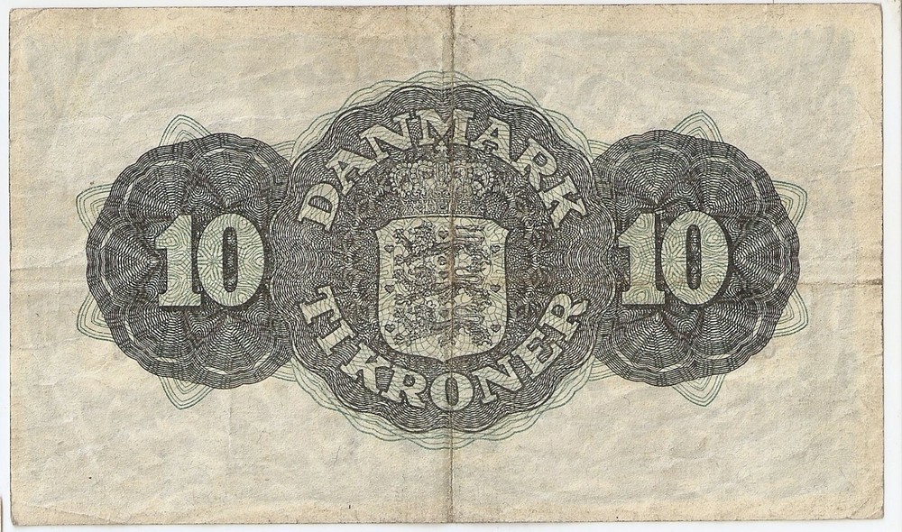 Denmark 10 kroner 1947
